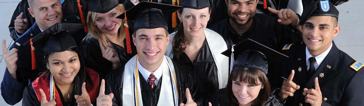 students graduating