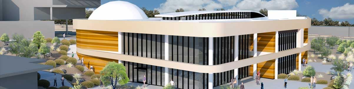 rendering of the STEM Education Center